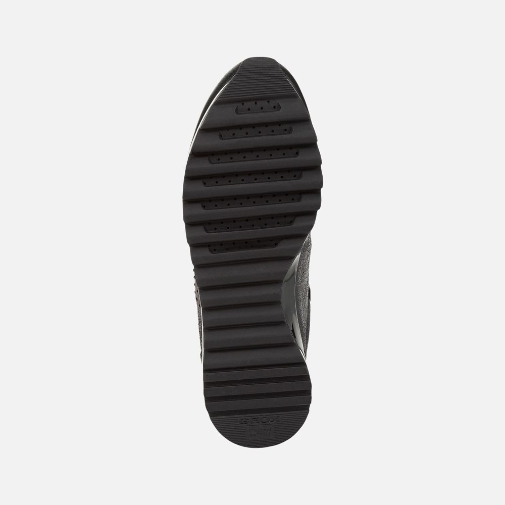 Geox Bayan Spor Ayakkabı Siyah - Tabelya - PMN-497863